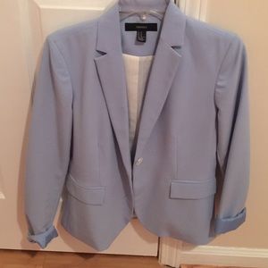 Baby blue blazer, worn once!