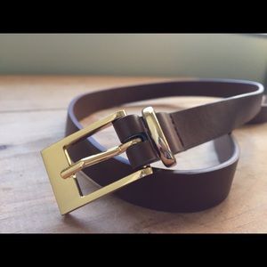 Brown and Gold Belt