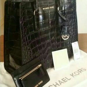 Mk croc tote