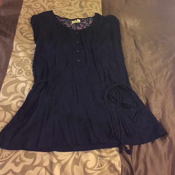 Navy blue dress