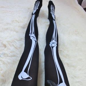 Skeleton tights