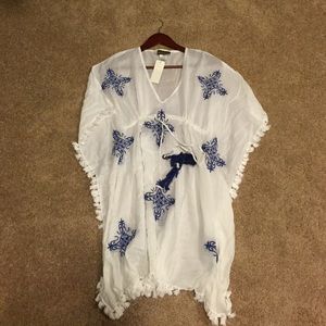 Tommy Bahama brand new cover up/ cotton
