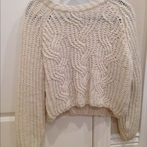 Cream sweater