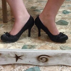 Black heels