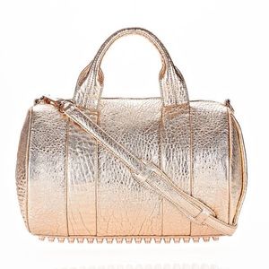 Alexander Wang "Rocco" in Pebbled Rose Gold