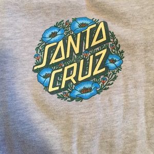 Santa Cruz zip up hoodie