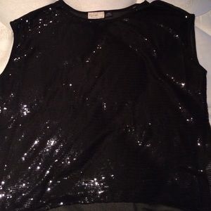 sparkly black top:)
