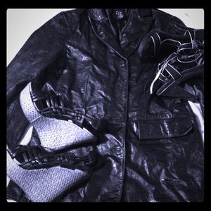 Black 100% Leather Jacket
