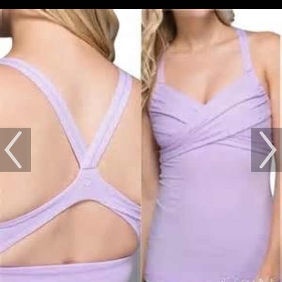 Lululemon Wrap It Up tank.  Size 8