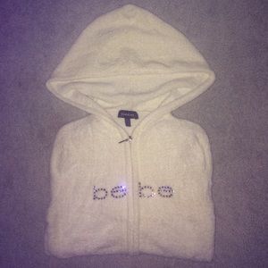 White BEBE Sweatshirt