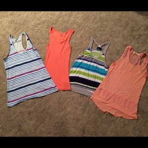 4 -women's size Small tank tops