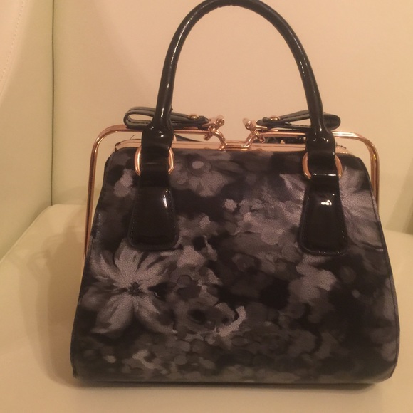 Black and white flower.