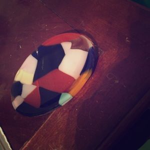 Hand crafted glass work tray