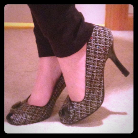 Tweed heels