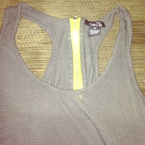 Olive green tank top
