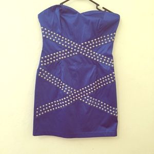 2B Bebe dress navy blue