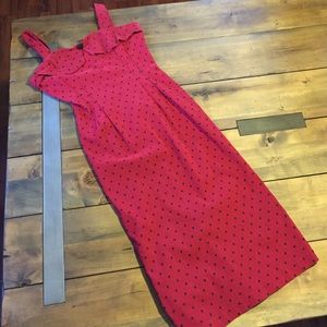 Rockabilly Large Bettie Page dress polka dot