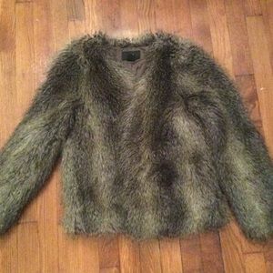 H&M Faux fur jacket. 6.
