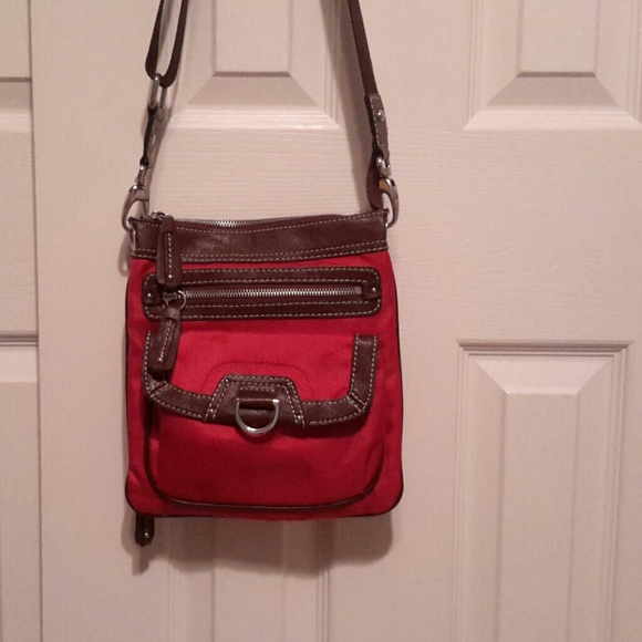 St. John's Bay red crossbody bag