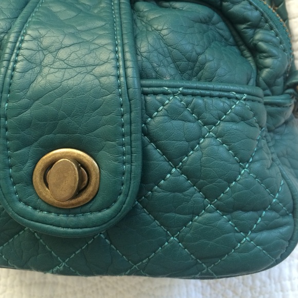 Dark Teal Shoulder Bag Purse - Picture 2 of 4