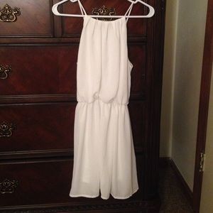 White chiffon dress from She In. Size small.