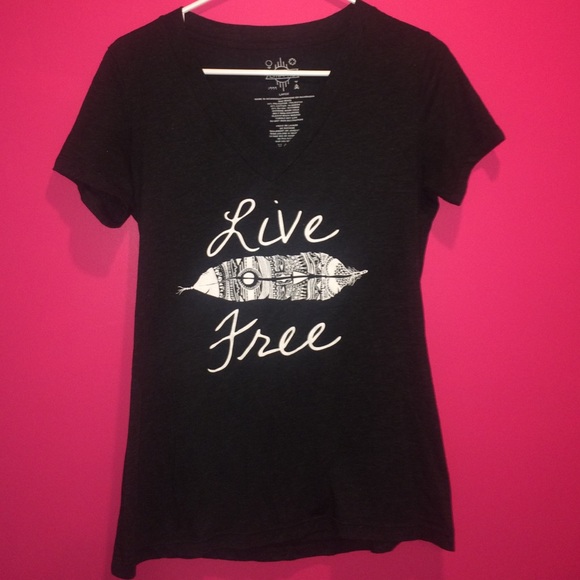 live free v-neck