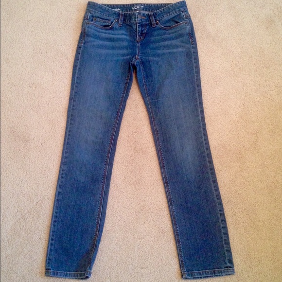 Ann Taylor Loft Modern Straight Petite Jeans