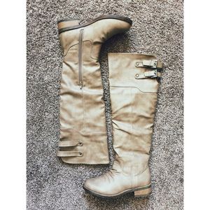 🍂 Knee High Taupe Boots 🍃