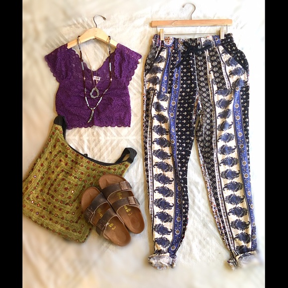 Function & Fringe  Pants - ❣1DAY SALE❣Boho printed jogger pants