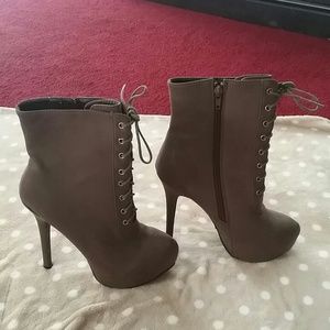 Brown booties