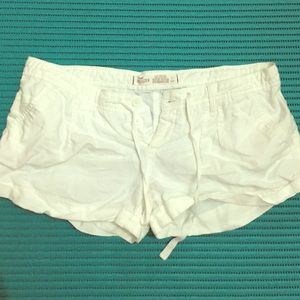 White Hollister Shorts