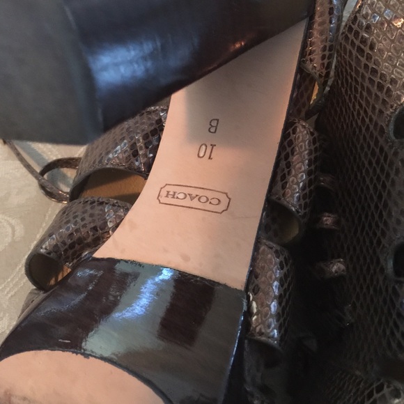 Beautiful Authentic Coach Sandals - Picture 3 of 4