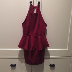 Maroon Dress