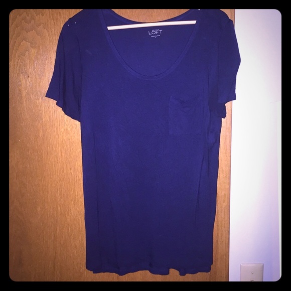 Ann Taylor Loft pocket t-shirt - large