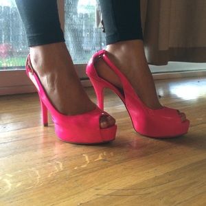 Barbie Doll Hot pink Guess heels