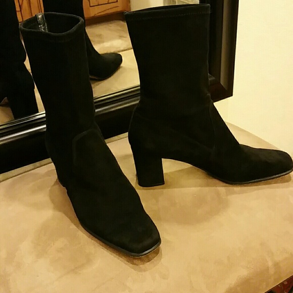 Stuart Weitzman Shoes - Stuart Weitzman Black Suede Boots