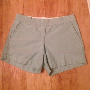 J. Crew turquoise chino shorts