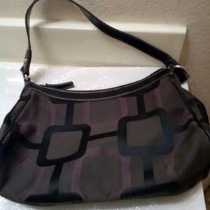 Women bag purse nine west dark brown