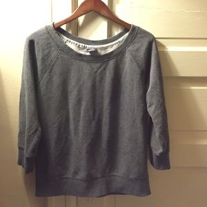 PINK scoop/crew neck sweater