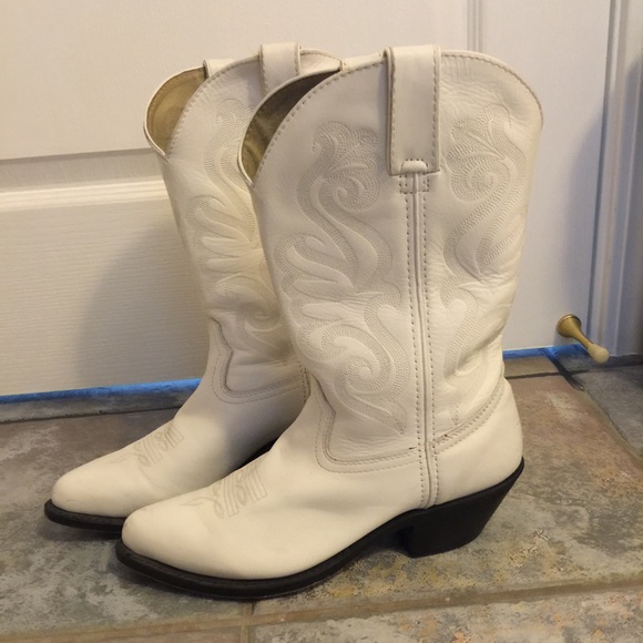 White Durango boots