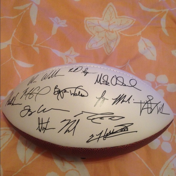 New England super ball sign football