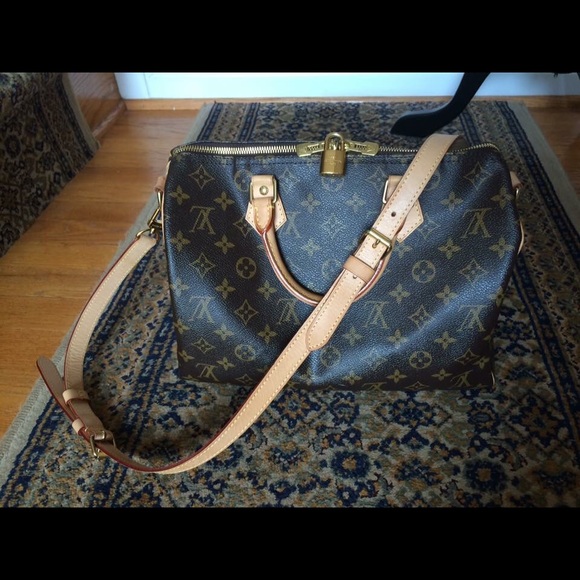 SOLD Louis Vuitton Speedy Bando Mono 30 - Picture 1 of 4