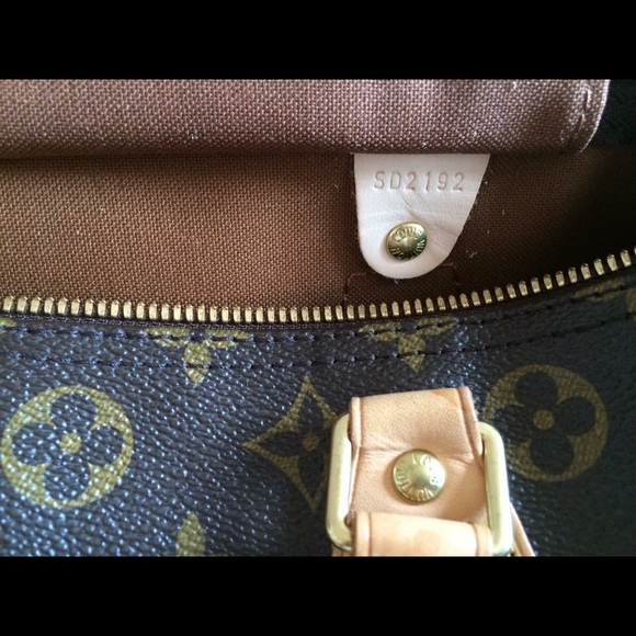SOLD Louis Vuitton Speedy Bando Mono 30 - Picture 4 of 4