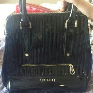 Ted Baker Patent Leather Shopper's Bag
