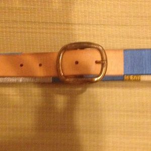 Leather belt