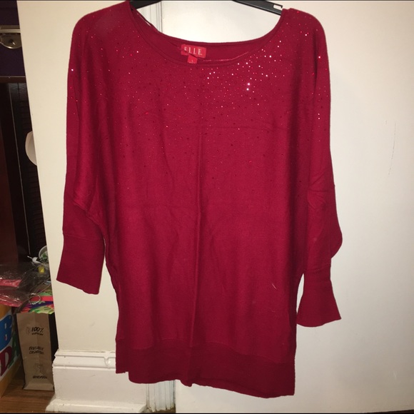 Elle Red Sweater