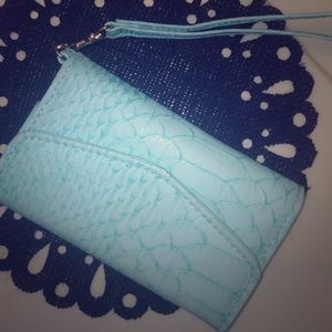 Blue wallet