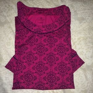 Lands' End Swim Cover/Dress - Perfect Pink Print