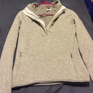 North face half zip pullover