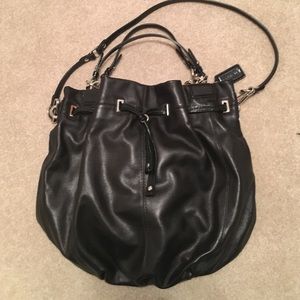 Authentic Coach bucket handbag